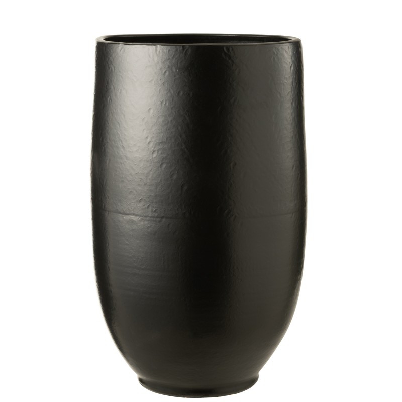 Vase en céramique noir 35x35x60 cm Vase en céramique noir 35x35x60 cm