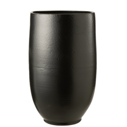 Vase en céramique noir 35x35x60 cm