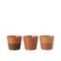 Cache-pot en corde marron 17.5x17.5x15 cm Cache-pot en corde marron 17.5x17.5x15 cm