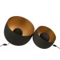 Candeeiro de mesa em metal preto 33x33x43 cm Candeeiro de mesa em metal preto 33x33x43 cm