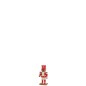 Casse noisette en bois rouge 13x13x29 cm Casse noisette en bois rouge 13x13x29 cm