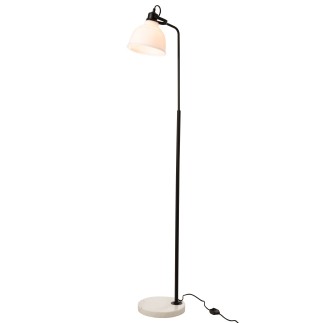 Lámpara de pie de acero negro y blanco L41*l29*H156cm