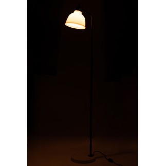 Lámpara de pie de acero negro y blanco L41*l29*H156cm