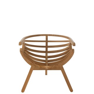 Sedia in teak naturale 70x70x70 cm
