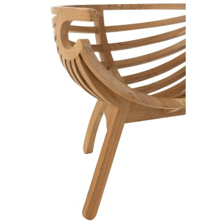 Sedia in teak naturale 70x70x70 cm