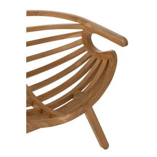 Sedia in teak naturale 70x70x70 cm