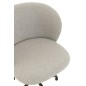 Chaise réglable en velours gris 56x48x48 cm Chaise réglable en velours gris 56x48x48 cm