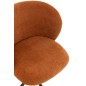 Chaise réglable en velours orange 56x48x48cm Chaise réglable en velours orange 56x48x48cm