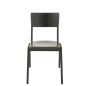 Silla ajustable de terciopelo negro 52x43x82 cm Silla ajustable de terciopelo negro 52x43x82 cm