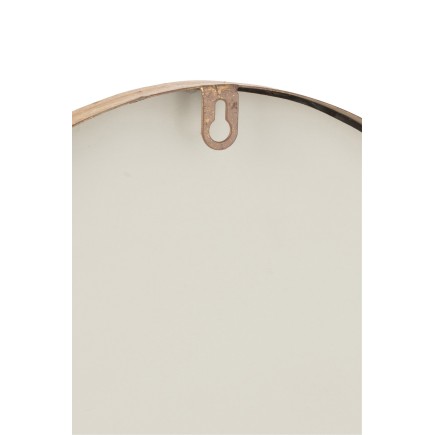 Miroir abstrait bordure doré 45x3x80 cm