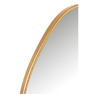 Miroir abstrait bordure doré 45x3x80 cm