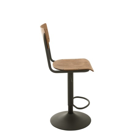 Chaise de bar en Bois Marron 40x40x105cm