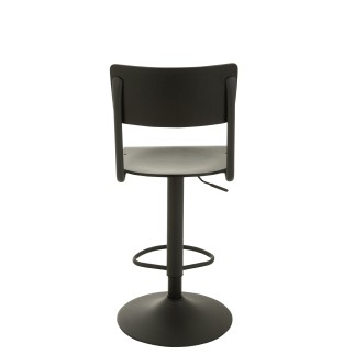Chaise de bar en Bois Noir 40x40x105cm