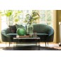 Divano a 2 posti in tessuto verde 180x85x79 cm Divano a 2 posti in tessuto verde 180x85x79 cm