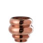 Vaso o portacandele in vetro marrone 20x20x20 cm