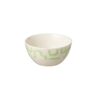 Bol en porcelaine vert 16x16x8 cm