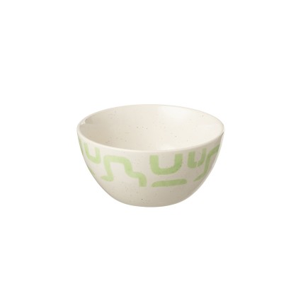 Bol en porcelaine vert 16x16x8 cm