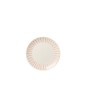 Assiette plate en porcelaine rose 28x28x4 cm