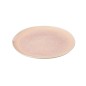 Assiette plate en porcelaine saumon 33x33x2 cm Assiette plate en porcelaine saumon 33x33x2 cm
