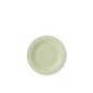 Assiette ronde en céramique vert 20x20x2 cm