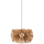 Lampada a sospensione a onde in rattan naturale 50x50x25cm Lampada a sospensione a onde in rattan naturale 50x50x25cm