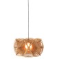 Lampada a sospensione a onde in rattan naturale 50x50x25cm Lampada a sospensione a onde in rattan naturale 50x50x25cm
