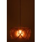 Lampada a sospensione a onde in rattan naturale 50x50x25cm Lampada a sospensione a onde in rattan naturale 50x50x25cm