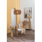 Lampada a sospensione a onde in rattan naturale 50x50x25cm Lampada a sospensione a onde in rattan naturale 50x50x25cm