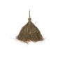 Lampe suspendue en herbes naturelles beige 55*66 cm