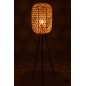 Lampe trépied en métal naturel 48x42x160 cm Lampe trépied en métal naturel 48x42x160 cm