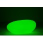 Mesa exterior LED de plástico blanco 111x80x50 cm Mesa exterior LED de plástico blanco 111x80x50 cm