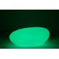 Mesa exterior LED de plástico blanco 111x80x50 cm Mesa exterior LED de plástico blanco 111x80x50 cm