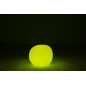 Lampe LED exterieur rocher rond en plastique blanc 47x47x42 cm