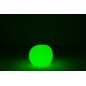 Lampe LED exterieur rocher rond en plastique blanc 47x47x42 cm