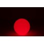 Lampe LED exterieur boule ronde en plastique blanc 50x50x49 cm