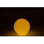 Lampe LED exterieur boule ronde en plastique blanc 50x50x49 cm
