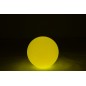 Lampe LED exterieur boule ronde en plastique blanc 50x50x49 cm