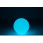 Lampe LED exterieur boule ronde en plastique blanc 50x50x49 cm