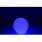 Lampe LED exterieur boule ronde en plastique blanc 50x50x49 cm