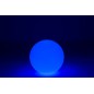 Lámpara LED exterior bola redonda de plástico blanco 39x39x38 cm