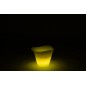 Lampe LED extérieur en forme de seau en plastique blanc 34x34x28 cm Lampe LED extérieur en forme de seau en plastique blanc 34x34x28 cm