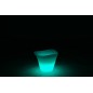 Lampe LED extérieur en forme de seau en plastique blanc 34x34x28 cm Lampe LED extérieur en forme de seau en plastique blanc 34x34x28 cm