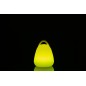 Lâmpada LED exterior transportável em plástico branco 19x19x24 cm Lâmpada LED exterior transportável em plástico branco 19x19x24 cm