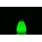 Lámpara LED exterior portátil de plástico blanco de 19x19x24 cm Lámpara LED exterior portátil de plástico blanco de 19x19x24 cm