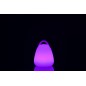 Lámpara LED exterior portátil de plástico blanco de 19x19x24 cm Lámpara LED exterior portátil de plástico blanco de 19x19x24 cm
