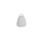 Lâmpada LED exterior transportável em plástico branco 19x19x24 cm Lâmpada LED exterior transportável em plástico branco 19x19x24 cm