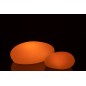 Lámpara LED exterior en forma de piedras de plástico blanco de 40x32x18 cm Lámpara LED exterior en forma de piedras de plástico blanco de 40x32x18 cm