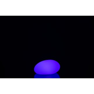 Lâmpada LED exterior em plástico branco 19x24x12 cm