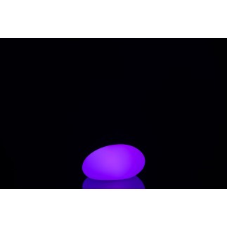 Lâmpada LED exterior em plástico branco 19x24x12 cm