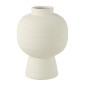 Vase lanterne en céramique blanc 25x25x33 cm Vase lanterne en céramique blanc 25x25x33 cm